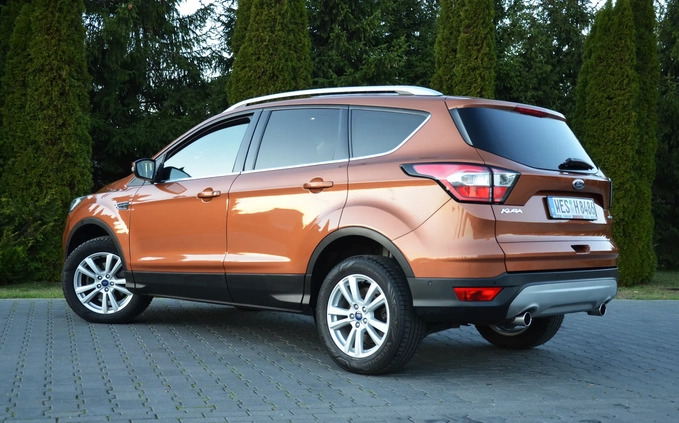 Ford Kuga cena 73900 przebieg: 86000, rok produkcji 2017 z Chodzież małe 781